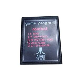 Game Program Combat Atari‎ 2600 Cartridge
